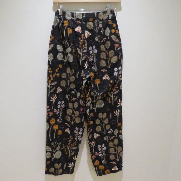 PRINCESS HIGHWAY X MODCLOTH Linen Blend Fauna Botanical Cropped Pull On Pants - Picture 11 of 15